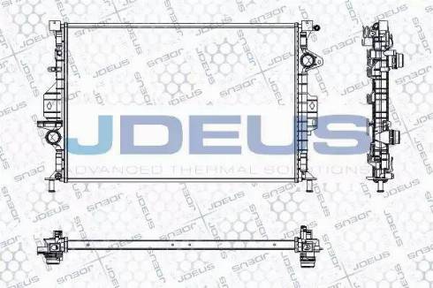 Jdeus RA0310560 - Radiator, engine cooling autospares.lv