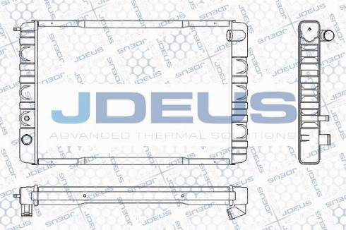 Jdeus RA0310050S - Radiator, engine cooling autospares.lv