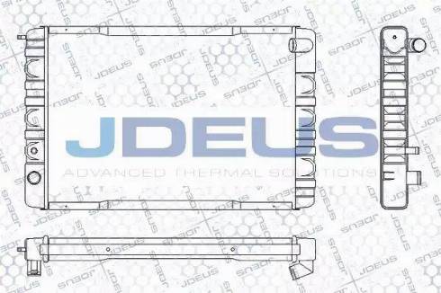 Jdeus RA0310050 - Radiator, engine cooling autospares.lv