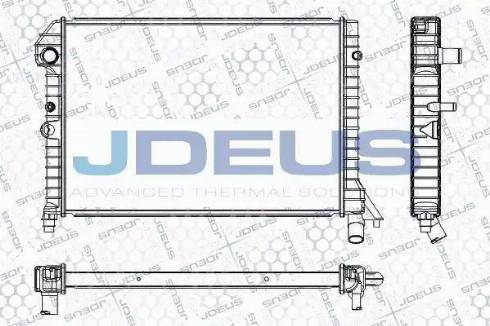 Jdeus RA0310151 - Radiator, engine cooling autospares.lv