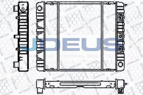 Jdeus RA0310160 - Radiator, engine cooling autospares.lv