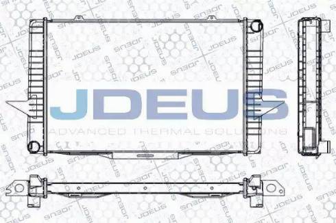 Jdeus RA0310360 - Radiator, engine cooling autospares.lv