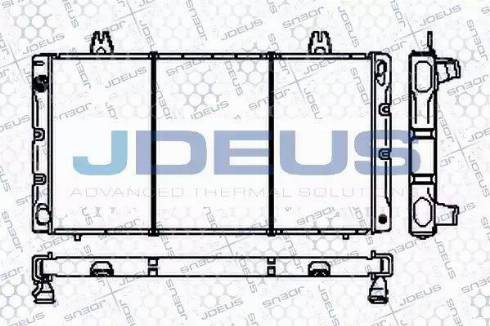 Jdeus RA0240000 - Radiator, engine cooling autospares.lv