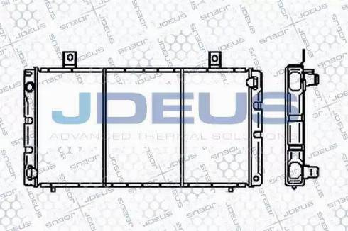 Jdeus RA0240020 - Radiator, engine cooling autospares.lv