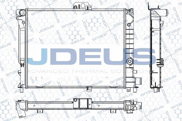 Jdeus RA0240110 - Radiator, engine cooling autospares.lv