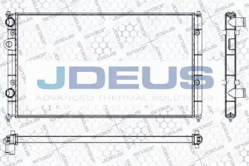 Jdeus RA0250040 - Radiator, engine cooling autospares.lv