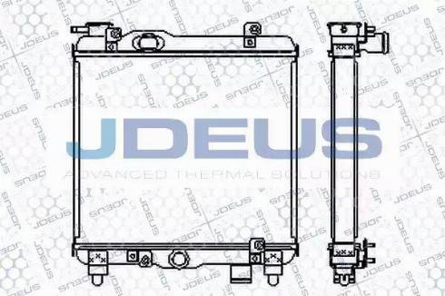 Jdeus RA0250030 - Radiator, engine cooling autospares.lv