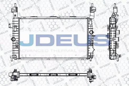 Jdeus RA0200910 - Radiator, engine cooling autospares.lv