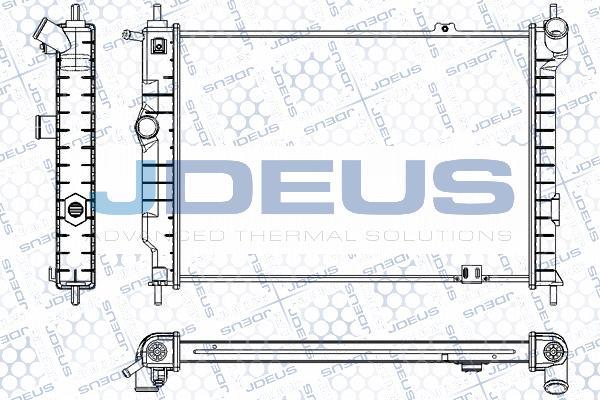 Jdeus RA0200440 - Radiator, engine cooling autospares.lv