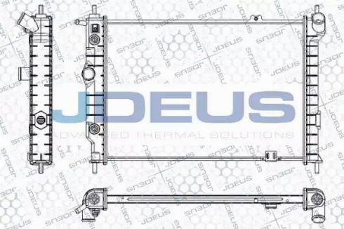 Jdeus RA0200460 - Radiator, engine cooling autospares.lv