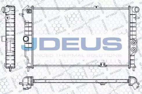 Jdeus RA0200560 - Radiator, engine cooling autospares.lv