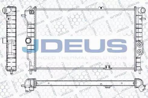 Jdeus RA0200561 - Radiator, engine cooling autospares.lv