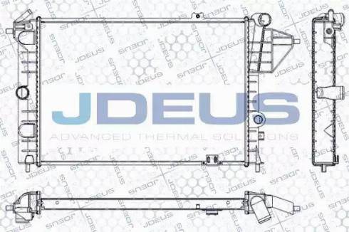 Jdeus RA0200580 - Radiator, engine cooling autospares.lv