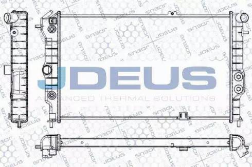 Jdeus RA0200571 - Radiator, engine cooling autospares.lv