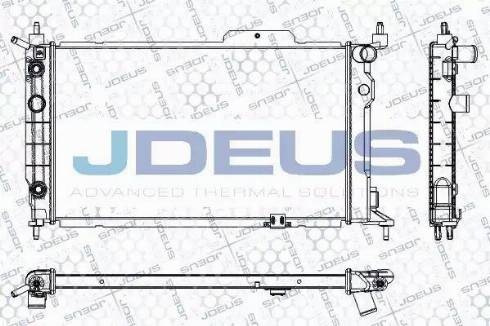 Jdeus RA0200641 - Radiator, engine cooling autospares.lv