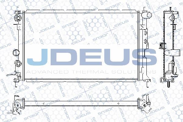 Jdeus RA0200651 - Radiator, engine cooling autospares.lv