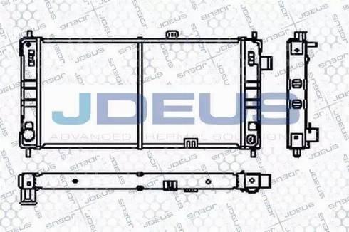 Jdeus RA0200150 - Radiator, engine cooling autospares.lv