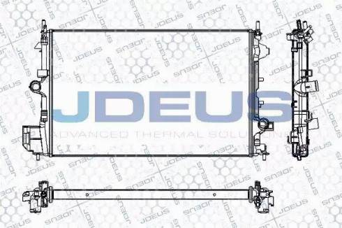 Jdeus RA0200890 - Radiator, engine cooling autospares.lv