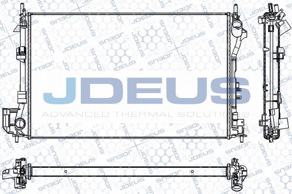 Jdeus RA0200860 - Radiator, engine cooling autospares.lv