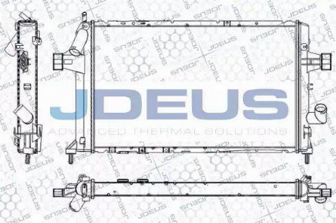 Jdeus RA0200800 - Radiator, engine cooling autospares.lv