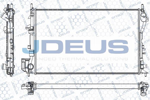 Jdeus RA0200880 - Radiator, engine cooling autospares.lv