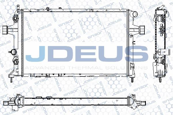 Jdeus RA0200830 - Radiator, engine cooling autospares.lv