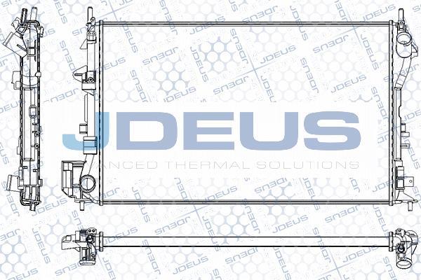 Jdeus RA0200870 - Radiator, engine cooling autospares.lv