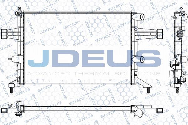 Jdeus RA0200740 - Radiator, engine cooling autospares.lv