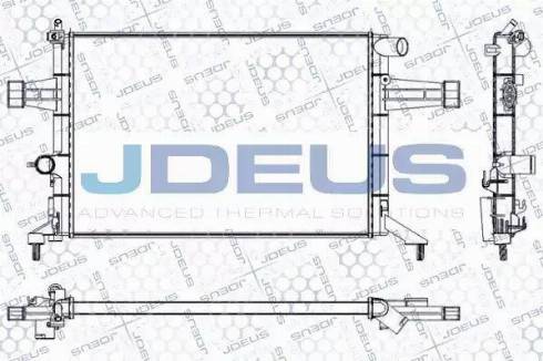 Jdeus RA0200760 - Radiator, engine cooling autospares.lv