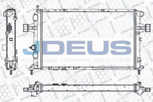 Jdeus RA0200780 - Radiator, engine cooling autospares.lv