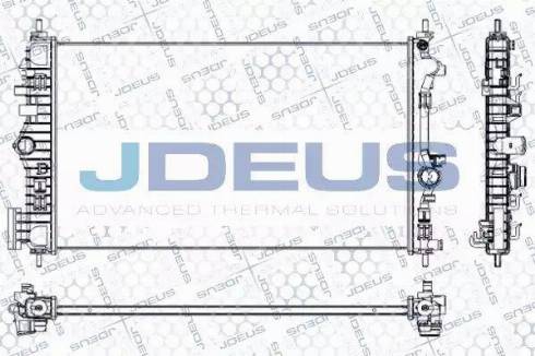 Jdeus RA0201140 - Radiator, engine cooling autospares.lv