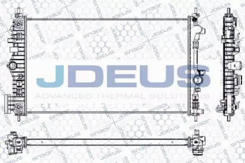 Jdeus RA0201120 - Radiator, engine cooling autospares.lv