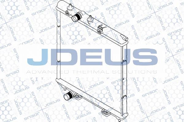 Jdeus RA0210450 - Radiator, engine cooling autospares.lv