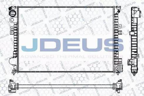 Jdeus RA0210410 - Radiator, engine cooling autospares.lv