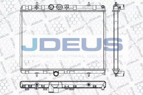 Jdeus RA0210430 - Radiator, engine cooling autospares.lv