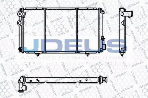 Jdeus RA0210020 - Radiator, engine cooling autospares.lv