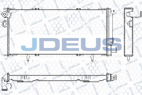Jdeus RA0210021 - Radiator, engine cooling autospares.lv