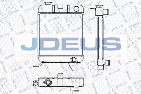 Jdeus RA0210160 - Radiator, engine cooling autospares.lv