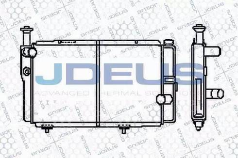 Jdeus RA0210110 - Radiator, engine cooling autospares.lv