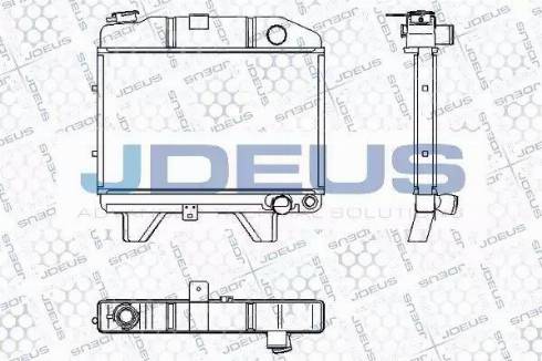 Jdeus RA0210170 - Radiator, engine cooling autospares.lv