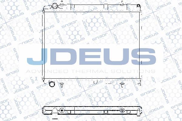 Jdeus RA0210390 - Radiator, engine cooling autospares.lv