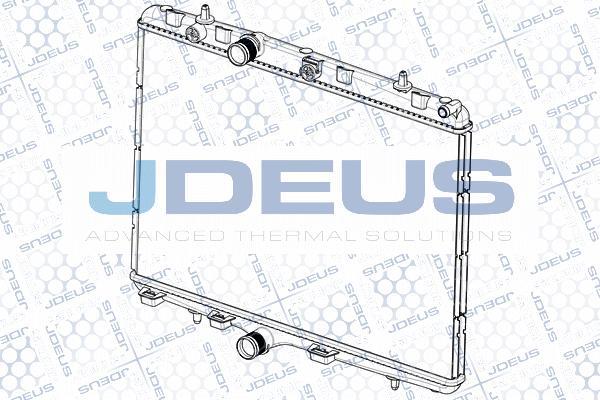 Jdeus RA0210350 - Radiator, engine cooling autospares.lv