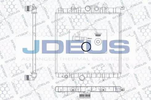 Jdeus RA0210300 - Radiator, engine cooling autospares.lv