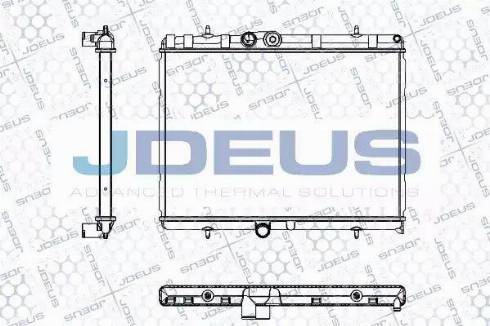 Jdeus RA0210380 - Radiator, engine cooling autospares.lv