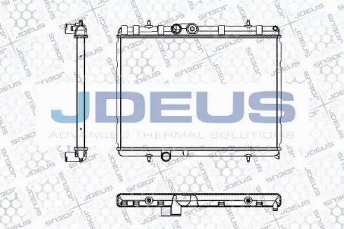 Jdeus RA0210370 - Radiator, engine cooling autospares.lv