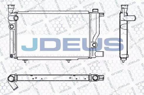 Jdeus RA0210240 - Radiator, engine cooling autospares.lv