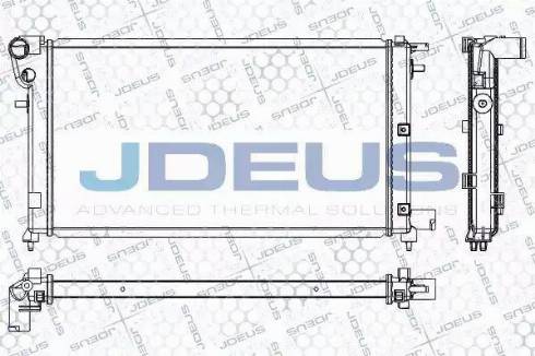 Jdeus RA0210261 - Radiator, engine cooling autospares.lv