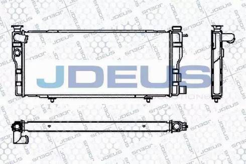 Jdeus RA0210210 - Radiator, engine cooling autospares.lv