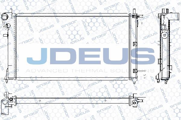 Jdeus RA0210281 - Radiator, engine cooling autospares.lv