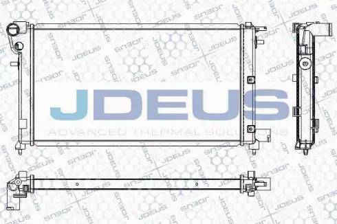 Jdeus RA0210271 - Radiator, engine cooling autospares.lv